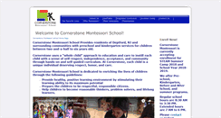 Desktop Screenshot of cornerstonemontessorinj.com